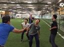 Bubble Relay Race at a team event