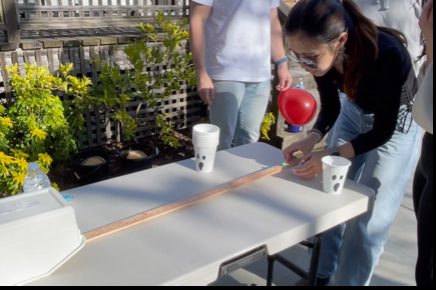 Pinwood Derby Race at a team event