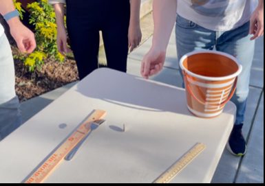 Roll of Quarters at a team event