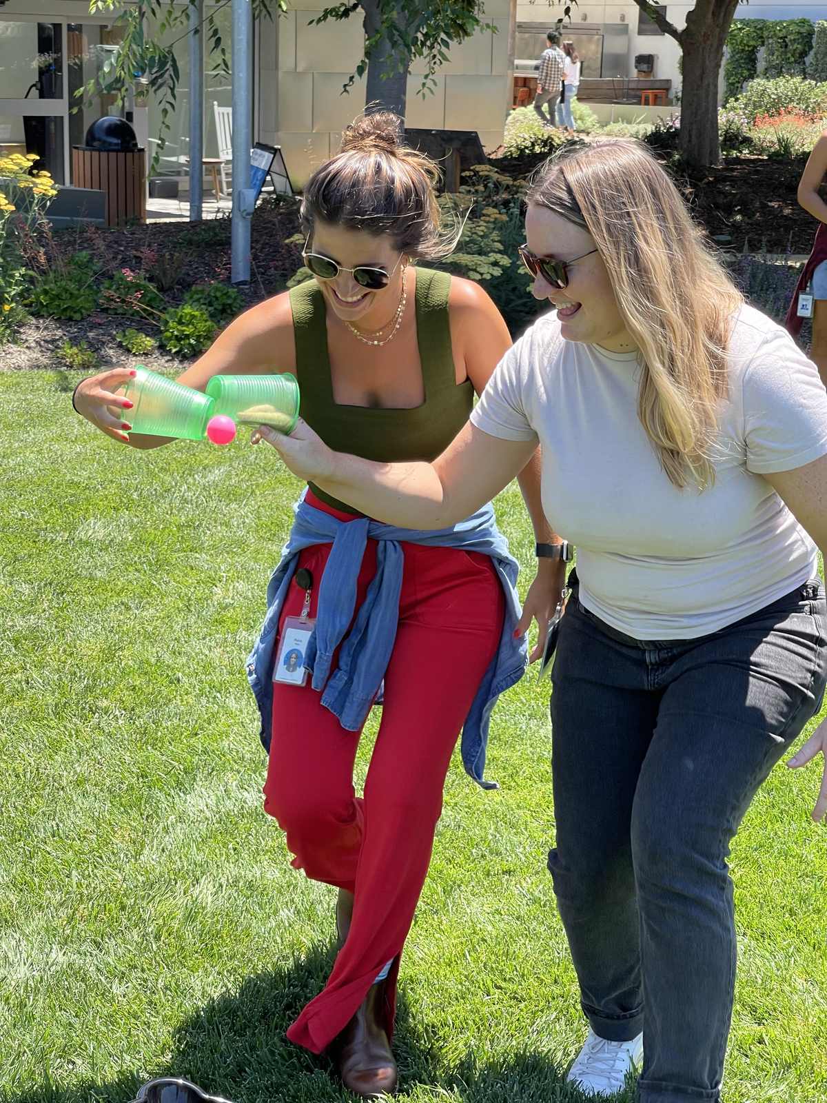 Squeezers at a team event