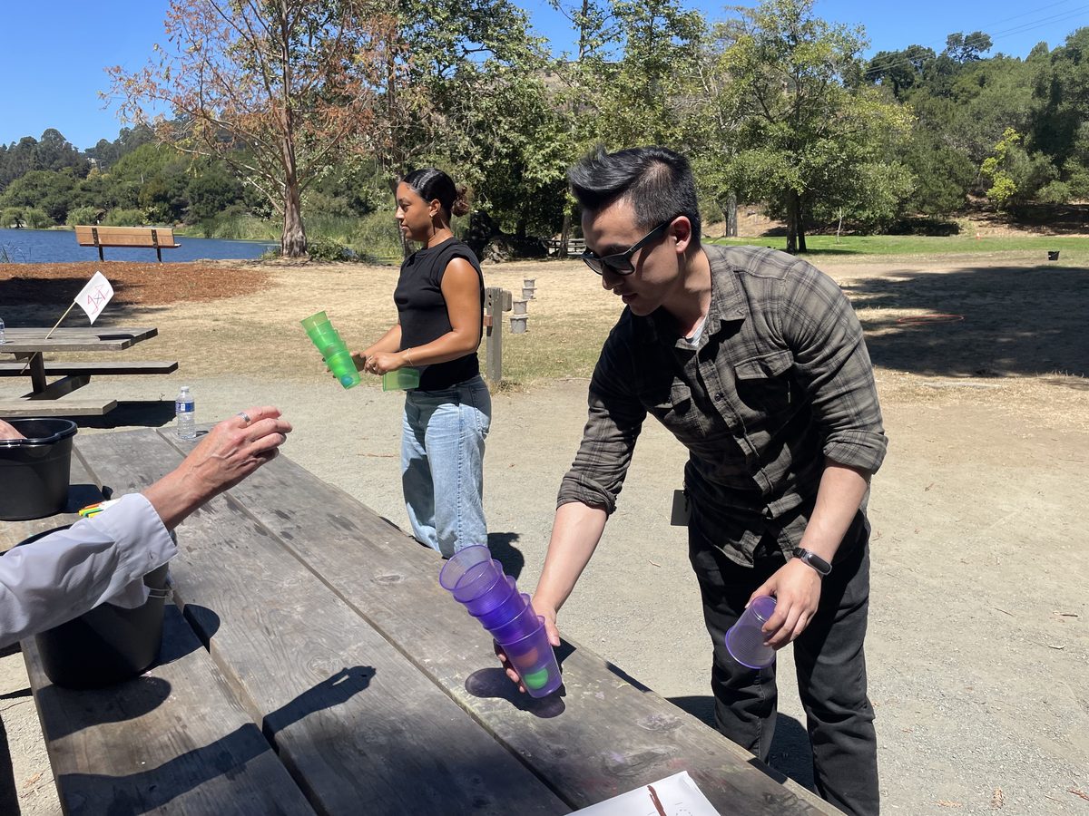 Tilt A Cup at a team event